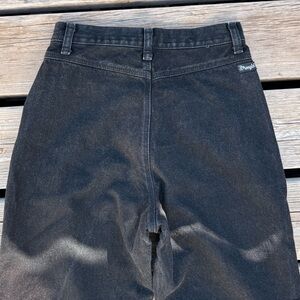 Vintage Black Wrangler High Rise Bareback Jeans